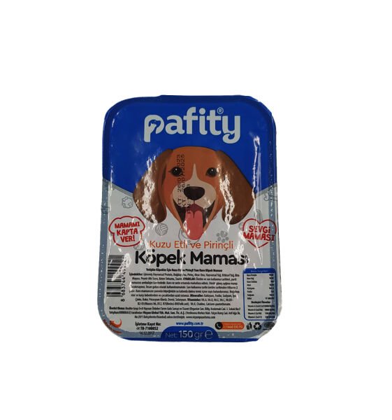 Pafıty Köpek Maması Kuzu&Pirinç 150gr