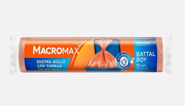 Macromax Çöp Torbası Battal Boy 10lu