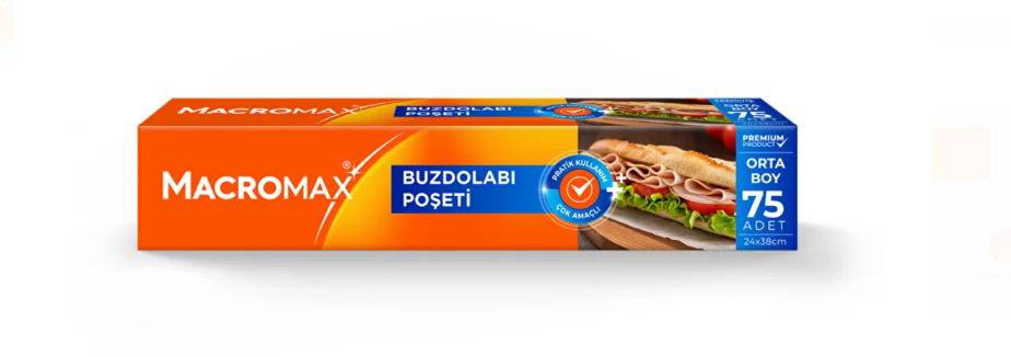 Macromax Buzdolabı Poşeti Orta Boy 75 li