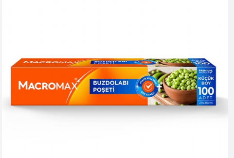 Macromax Buzdolabı Poşeti Küçük Boy 100 lü