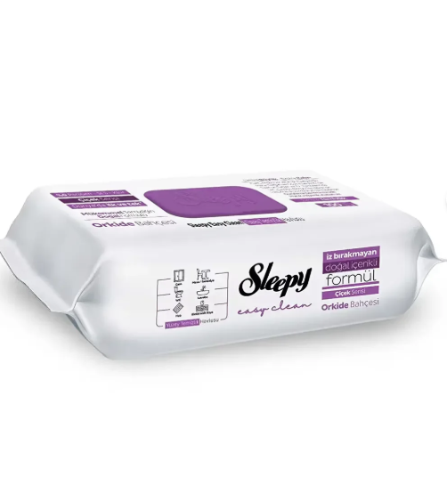 Sleepy Yüzey Temizlik Havlusu Orkide 100 lü