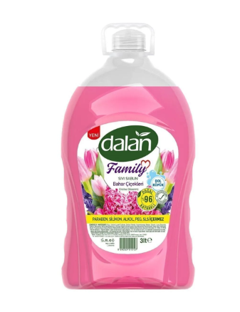 Dalan Family Sıvı Sabun Bahar Çiçekleri 3Lt