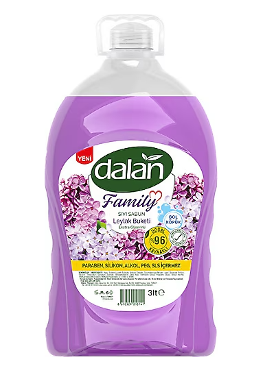 Dalan Family Sıvı Sabun Leylak Buketi 3Lt