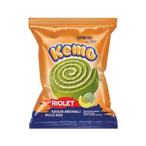 Kemo Kavun Aromalı Rulo Kek 40gr