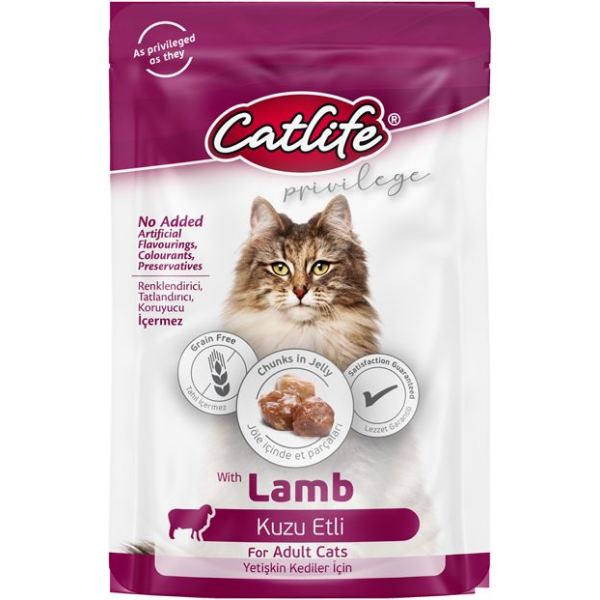 Catlife Pouch Kedi Kuzulu 85gr