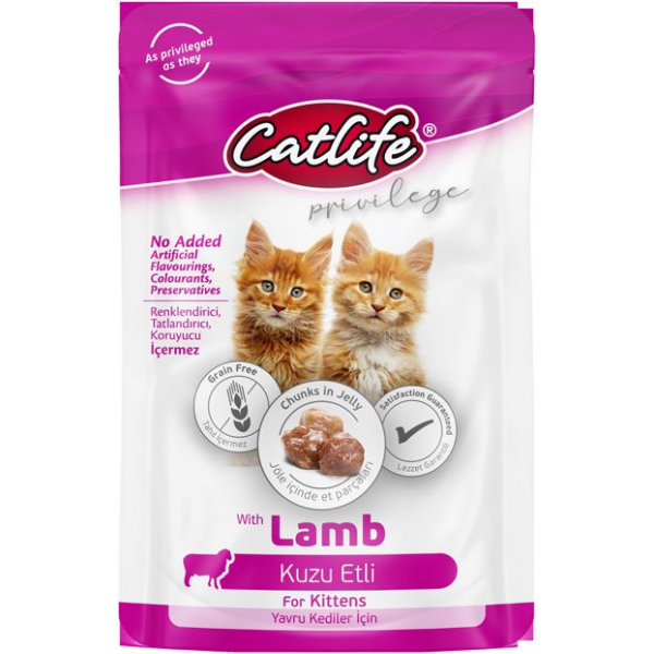 Catlife Pouch Kedi Kuzulu Yavru 85gr