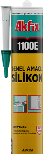 Akfix 1100E Genel Amaçlı Silikon 280gr Beyaz