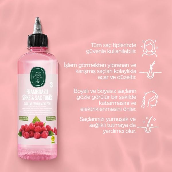 Eyüp Sabri T.Frambuazlı Sirke Saç Toniği 100ml