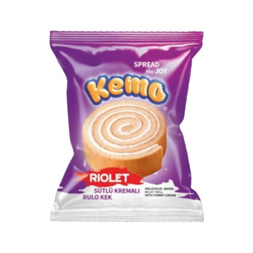 Kemo Sütlü Kremalı Rulo Kek 40gr