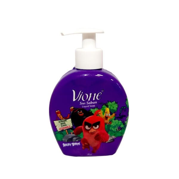 Vione Angry Birds Çocuk Sıvı Sabun Mor 250ml