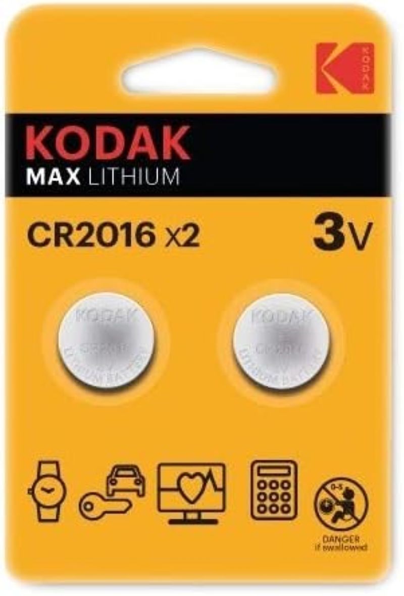 Kodak Xtralife 3v CR2016 Lityum Para Pil 2li