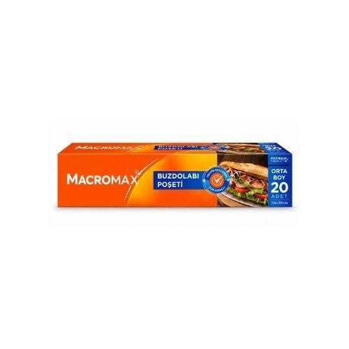 Macromax Buzdolabı Poşeti Orta Boy 20li