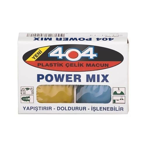 404 Power Mix Mini Çelik Macun 40gr