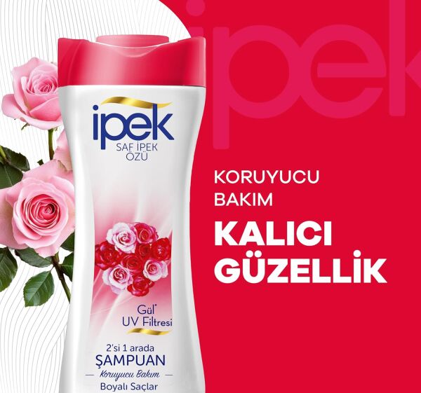 İpek 2 Si Bir Arada Boyalı Saçlar Gül 480ml