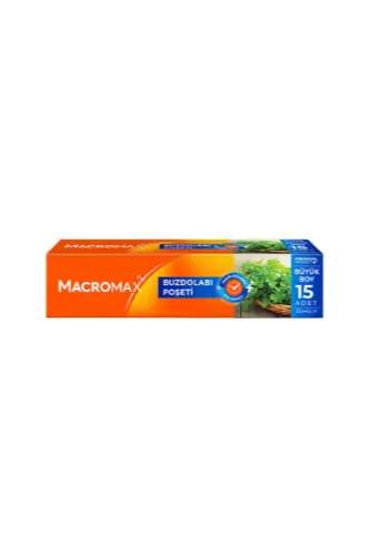 Macromax Buzdolabı Poşeti Büyük Boy 15li