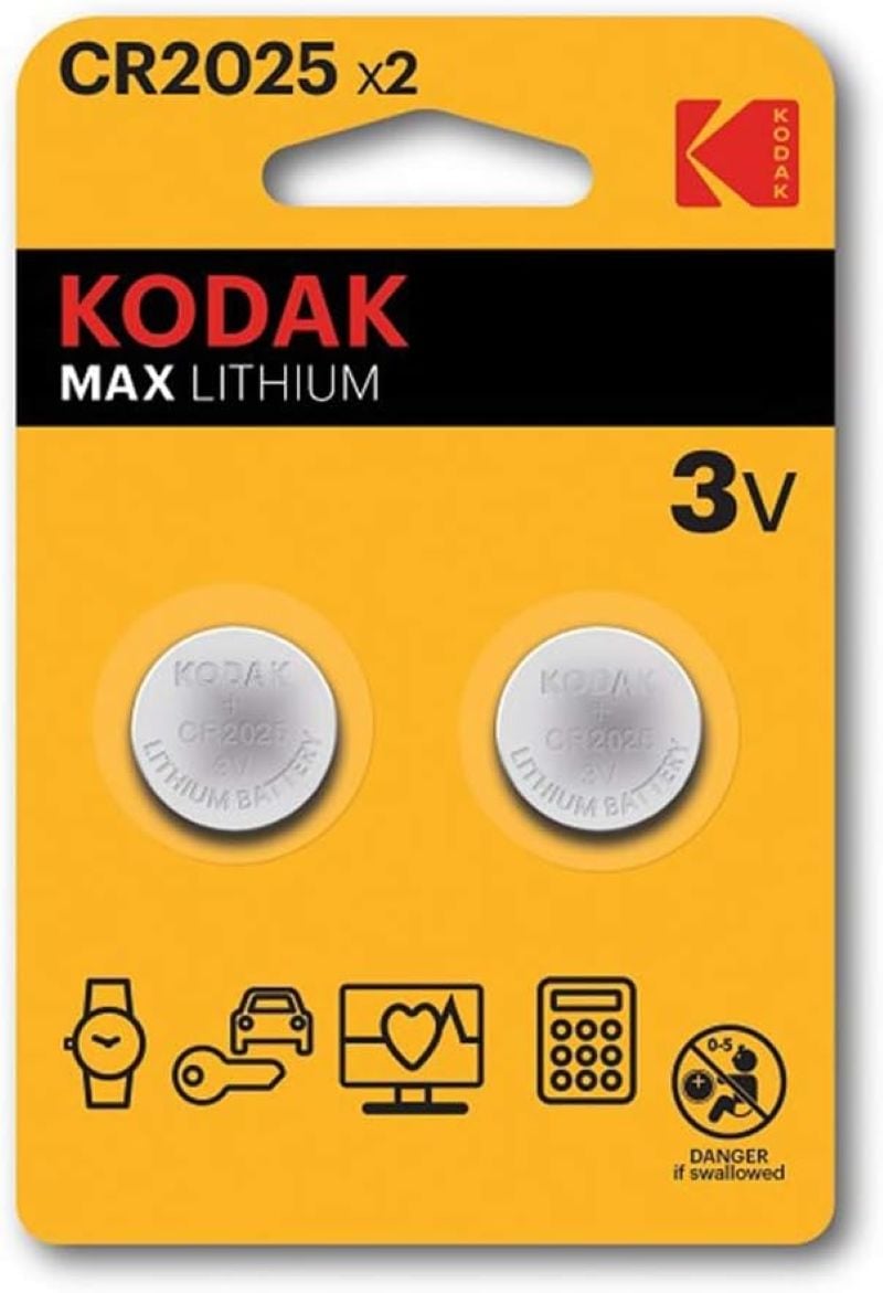 Kodak Xtralife 3v CR2025 Lityum Para Pil 2li