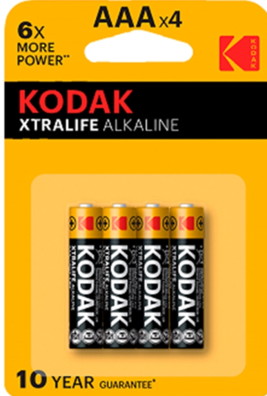 Kodak Xtralife 6xAAA Alkaline İnce Pil 4lü