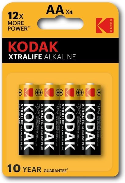 Kodak Xtralife 12xAA Alkaline Kalem Pil 4lü