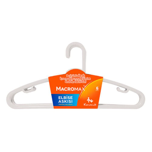 Macromax Elbise Askısı 6 lı