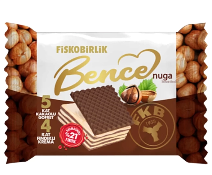 Fiskobirlik Bence Fındık Krema Kakao Gofret 30gr