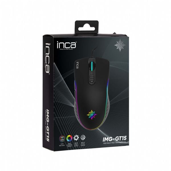 INCA IMG-GT15 RGB Macro Keys Profs. Gaming Mouse