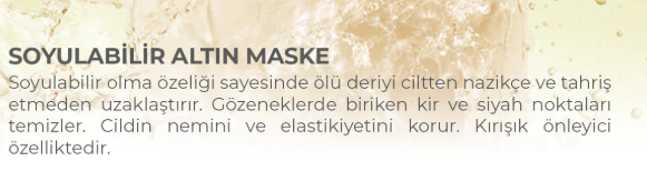 Dermokil Soyulabilir Altın Maske 7,5*2ml