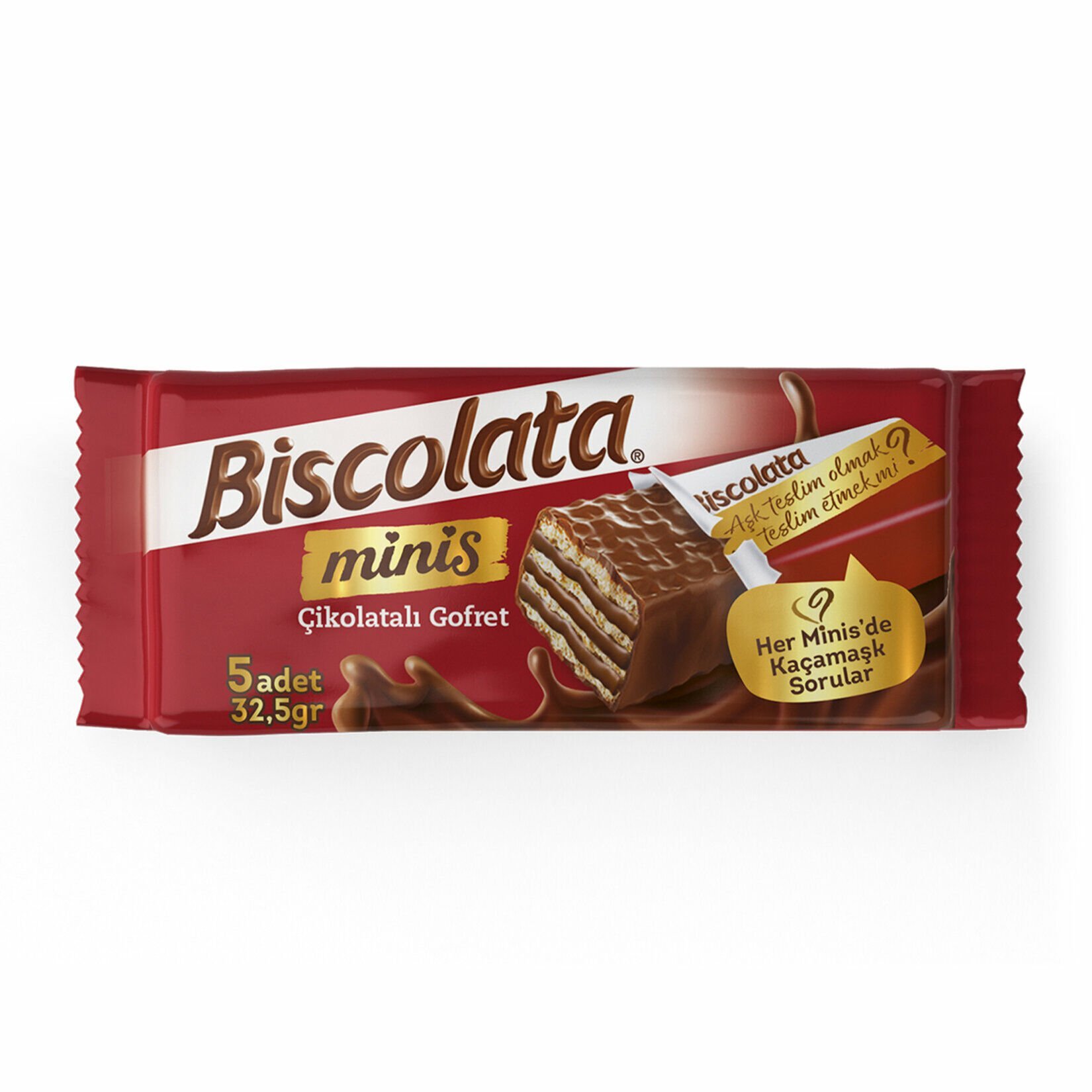 Biscolata Nirvana Minis Çikolata Gofret 32.5gr
