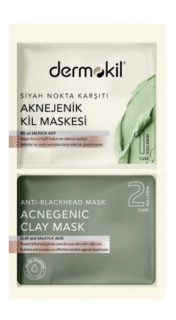 Dermokil Siyah Nokta Karşıtı Kil Maske 7,5*2ml