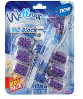 Wellnax Wc Blok  Üçlü Mega Lavanta