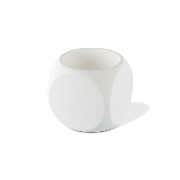 Küp Saksı No:2 Beyaz