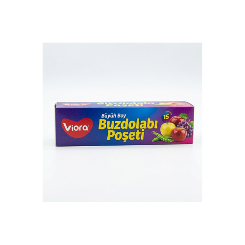 Viora Buzdolabı Poşeti Büyük Boy 30x40m