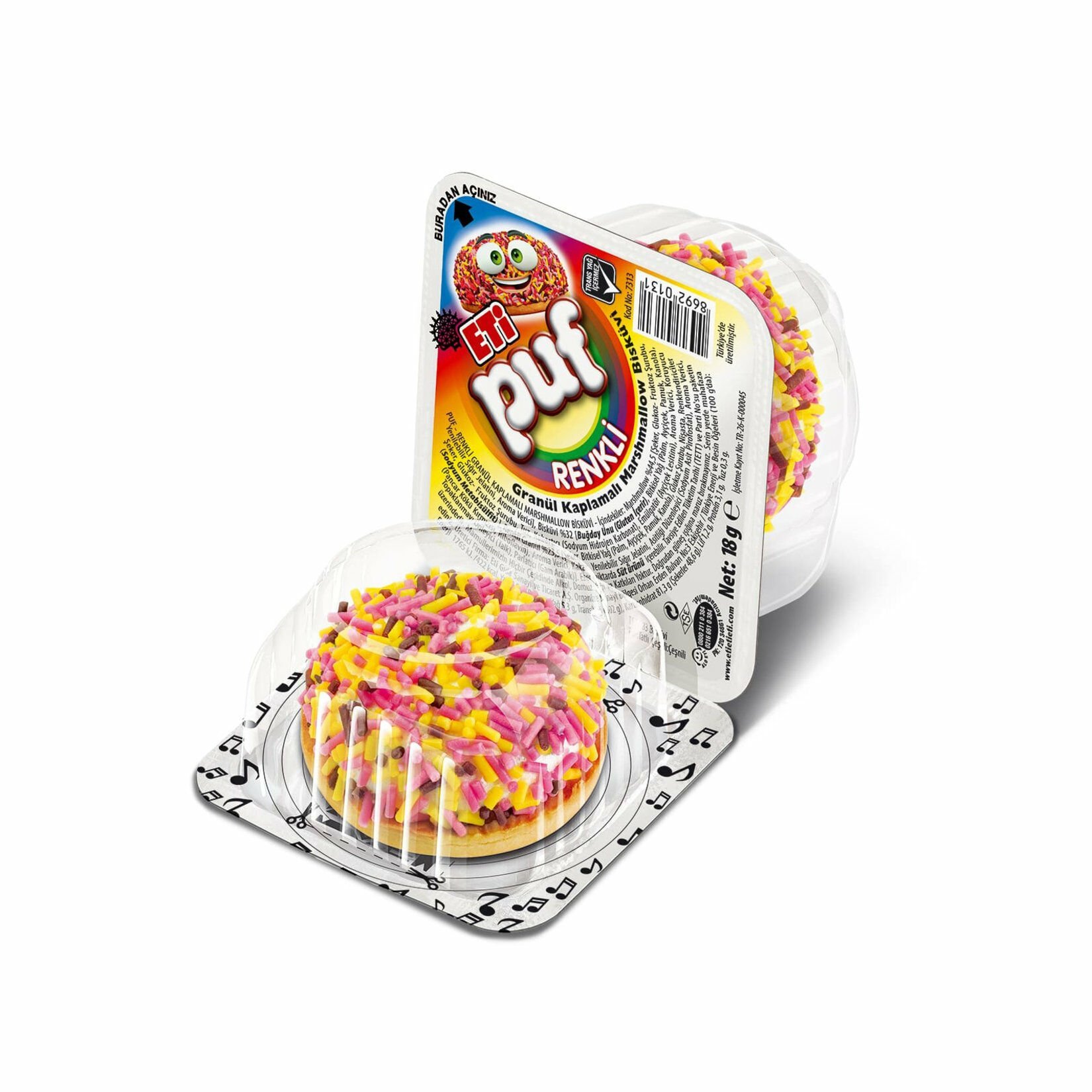 Eti Puf Renkli 18gr