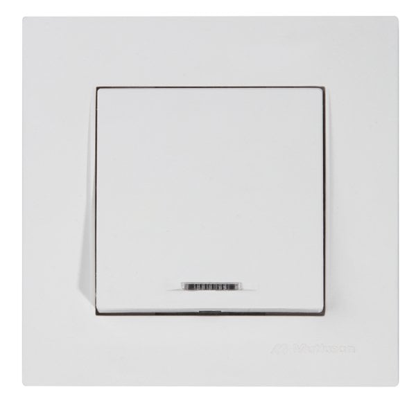 Mutlusan Rita Beyaz Işıklı Anahtar