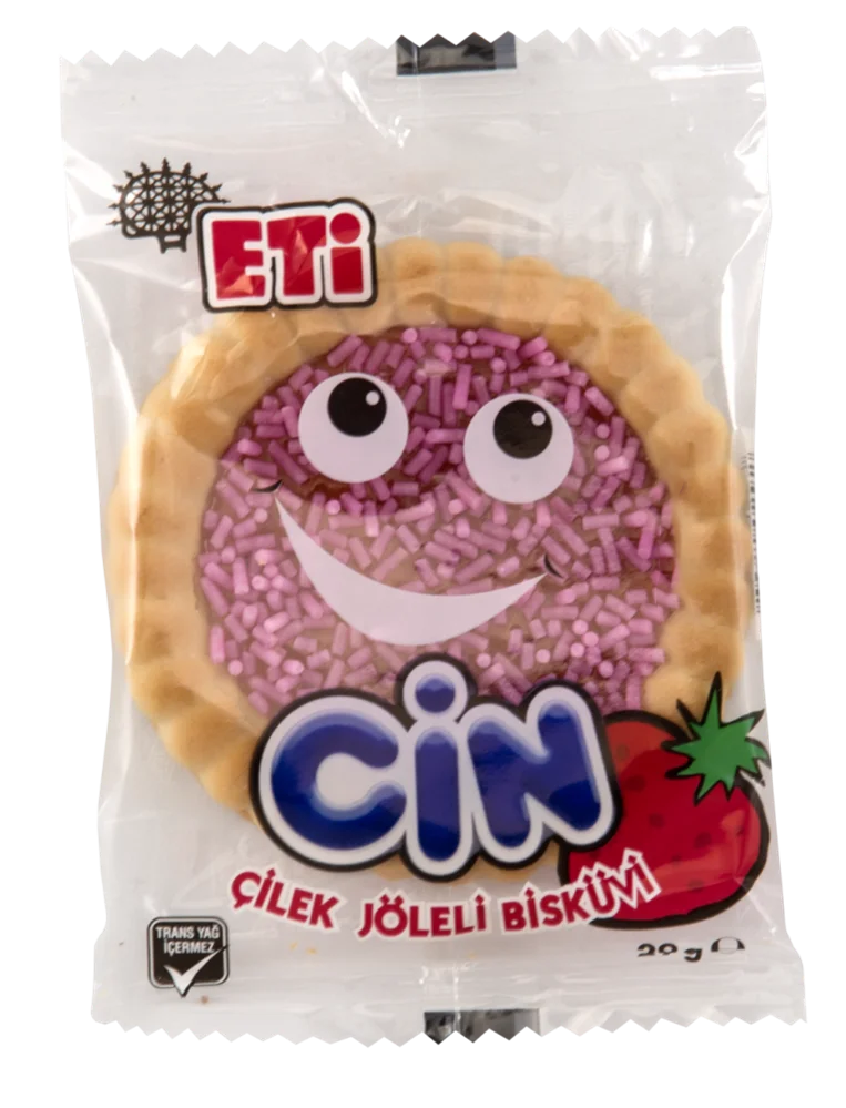Eti Cin Tekli Çilekli 25gr