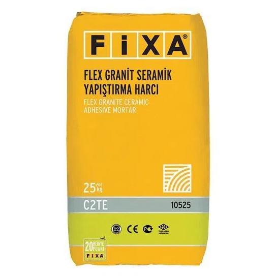 Fixa Granit Yapıştırıcı 25Kg Gri Flex