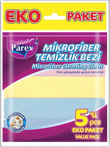 Parex Mikrofiber Temizlik Bezi 5 li