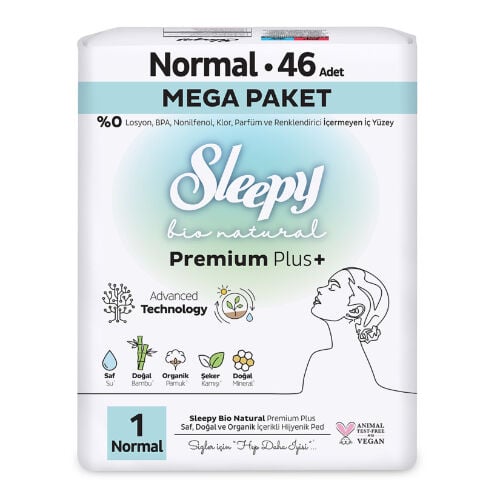 Sleepy Bio Natural Mega Normal 46 lı