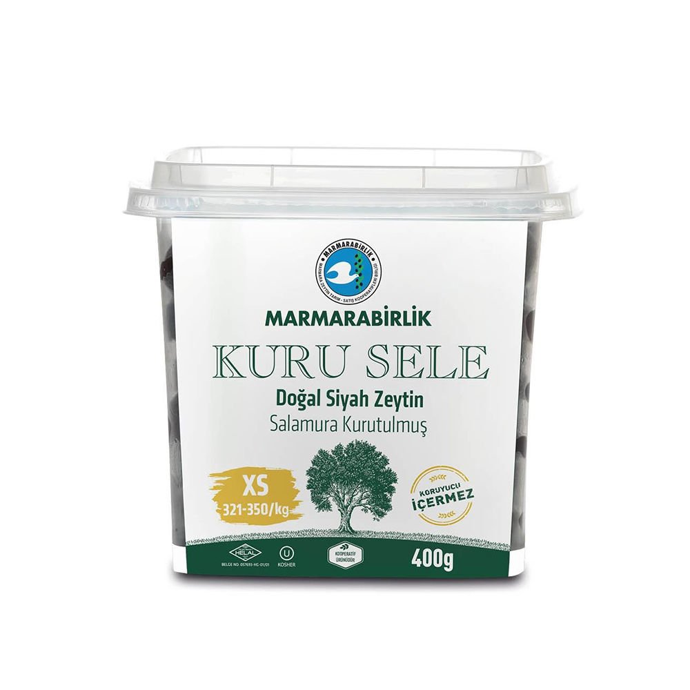 Marmara Birlik Zeytin Kuru Sele XS 400gr