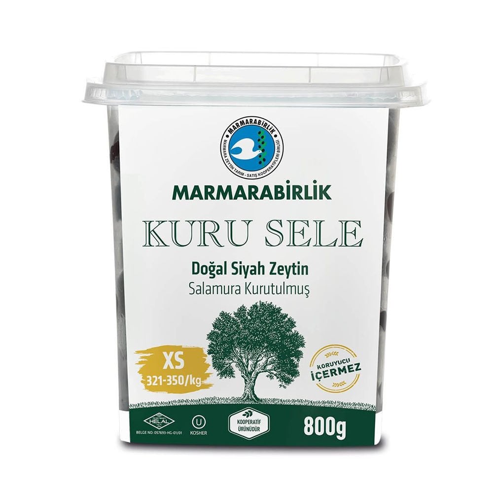 Marmara Birlik Zeytin Kuru Sele XS 800gr