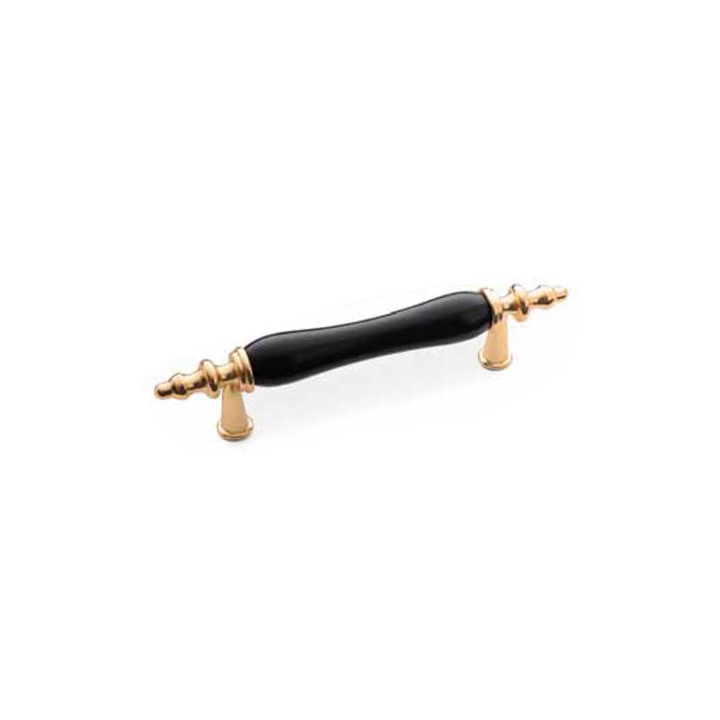 Egesel 8721 Buket Siyah Porselen Kulp Altın 96mm