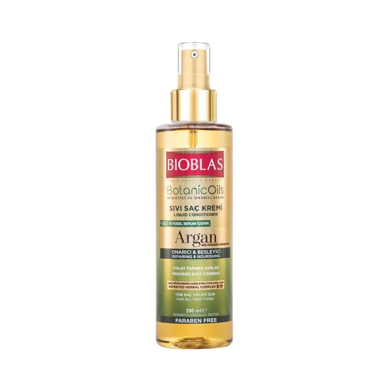 Bioblas Botanic Oils Sıvı Saç Bak Krem Argan 200ml