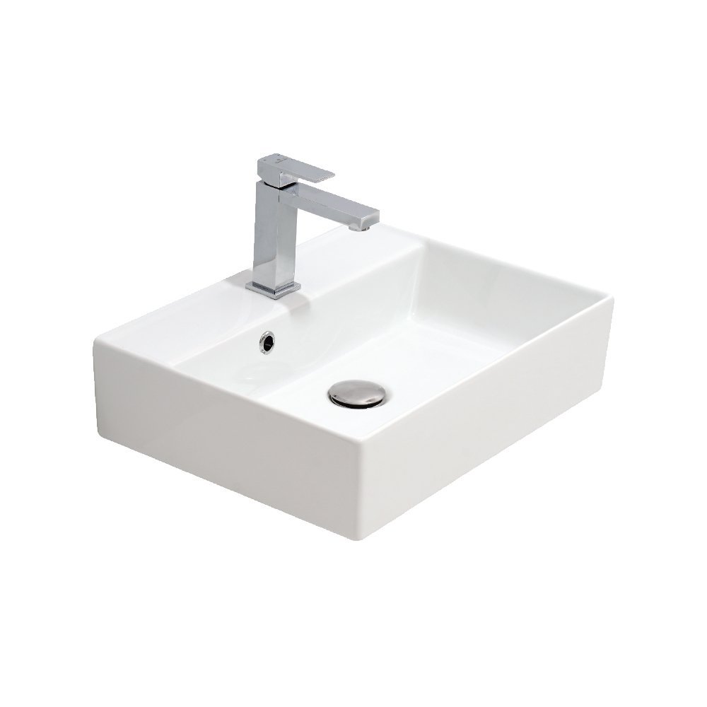 Alvit Architect Tezgah Üstü Lavabo 38x50cm Beyaz