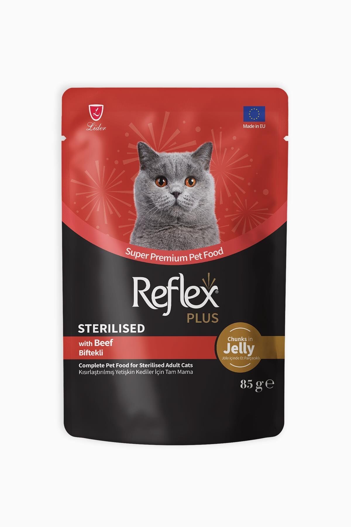 Reflex Kedi Pouch Biftek Kısır 85gr