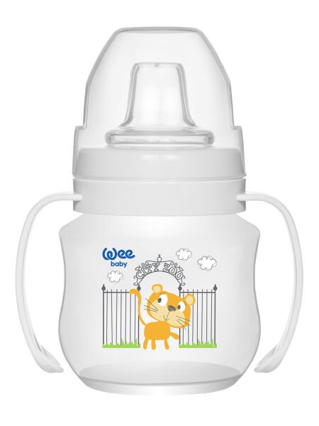 Wee 753 Akıtmaz Kulplu PP Antikolik Bardak 125ml