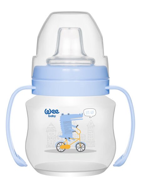Wee 753 Akıtmaz Kulplu PP Antikolik Bardak 125ml