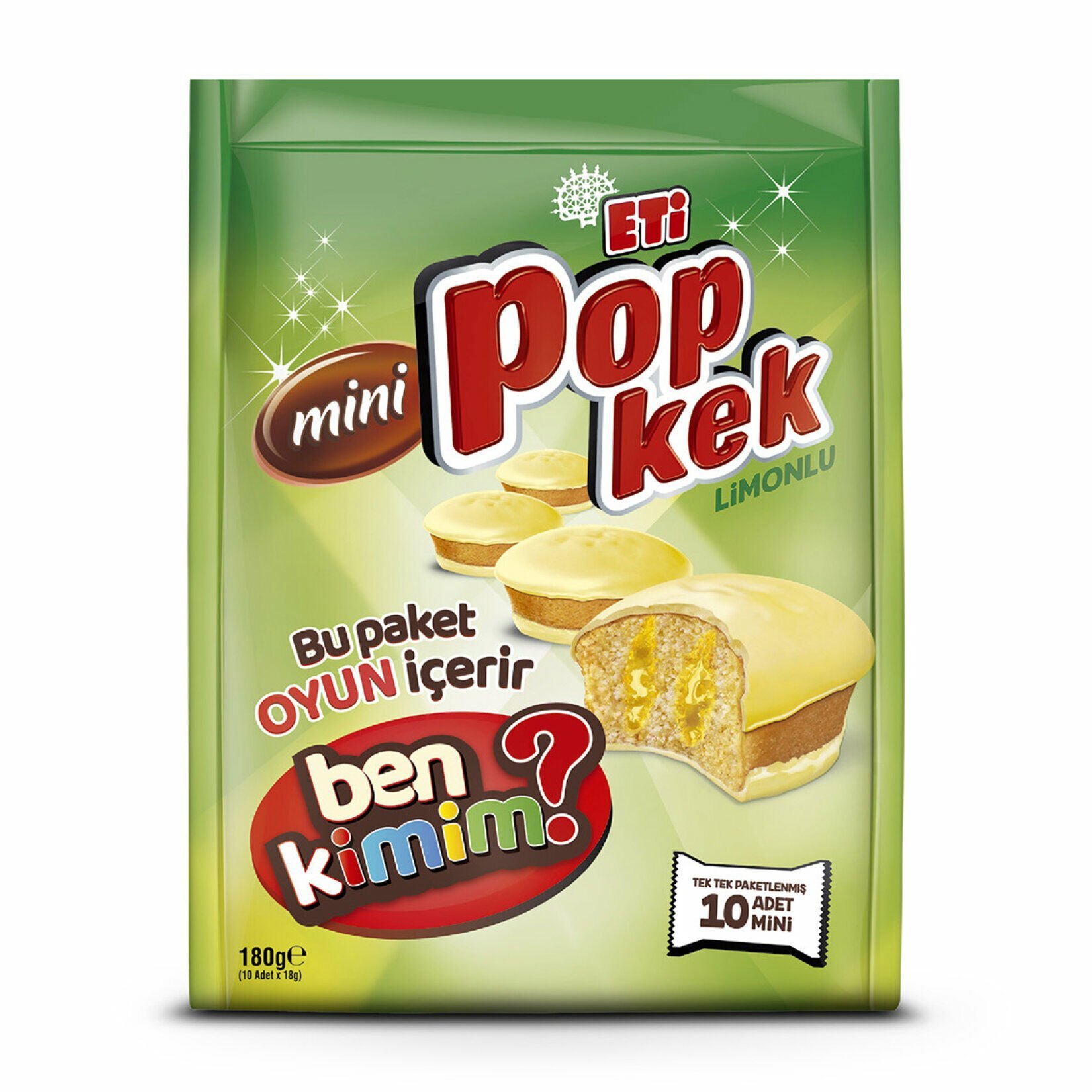 Eti Popkek Mini Limonlu 180gr