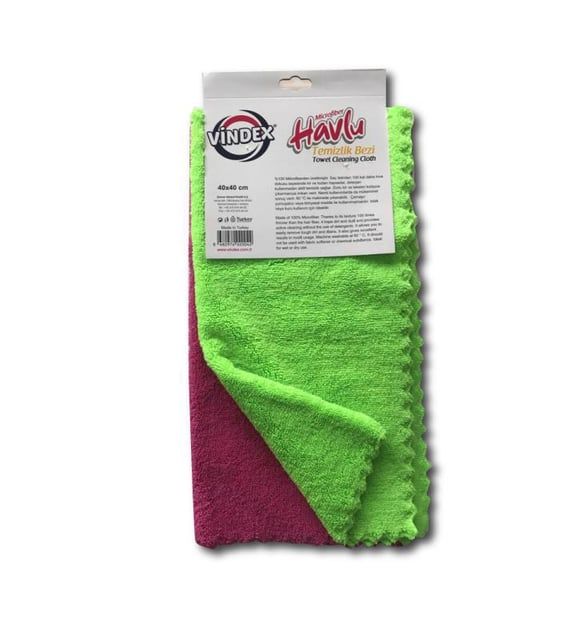 Vindex Mikrofiber Havlu Bez 2 li