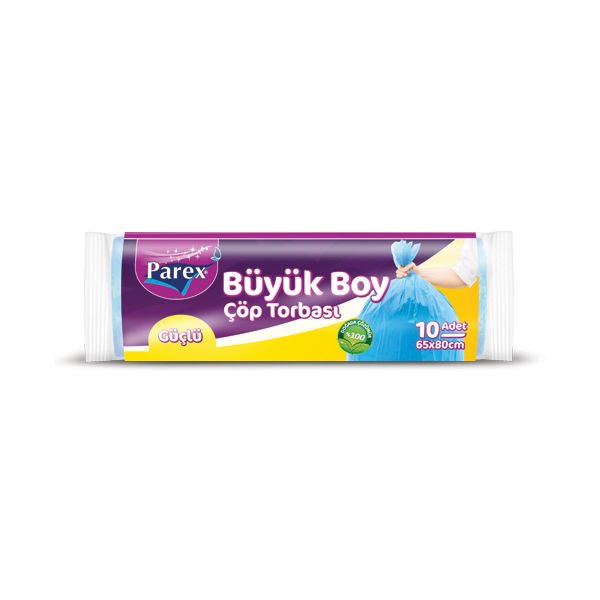 Parex Güçlü Çöp Torbası Büyük Boy 10lu