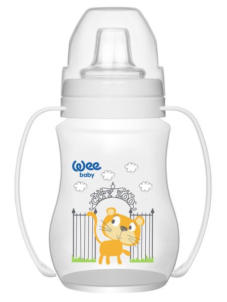 Wee 754 Akıtmaz Kulplu PP Antikolik Bardak 250ml