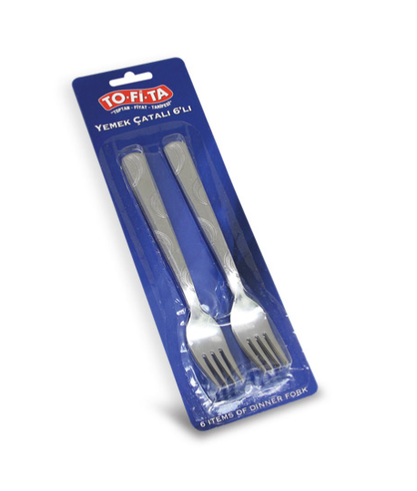 Tofita 8017-T Yemek Çatalı 6lı
